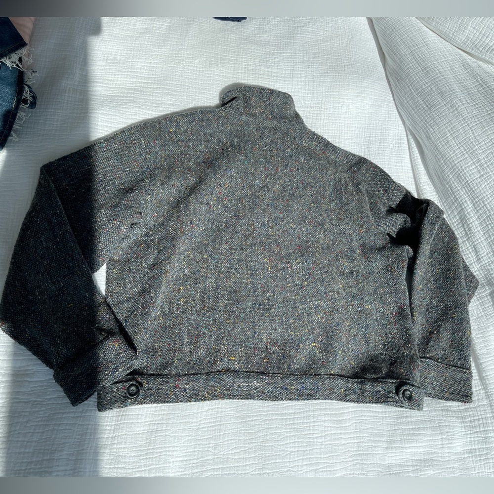 Gray Knit Jacket - image 2